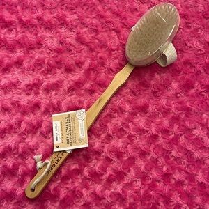 🌹NWT Detachable Natural BackBrush by Bathtopia Good Natured Bath Accessories 🌹